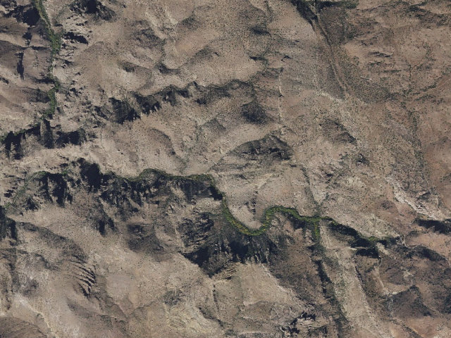 Aerial image of Redfield Canyon Wilderness