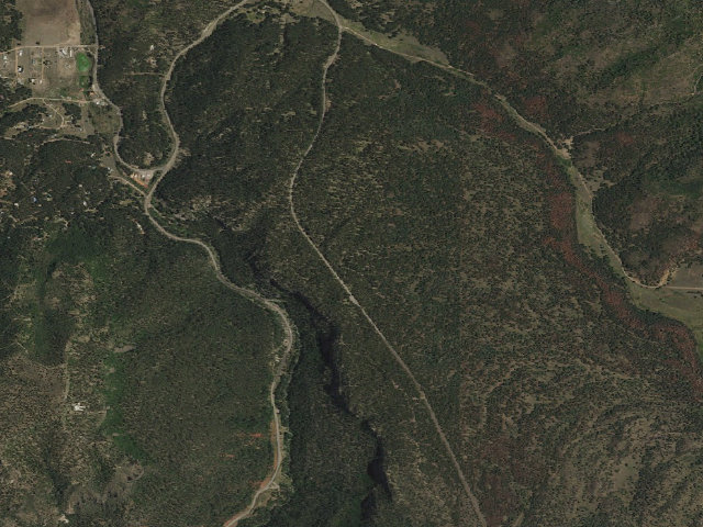 Aerial image of Redondo Campground