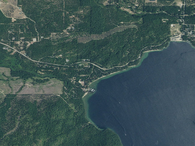 Aerial image of Reeder Bay