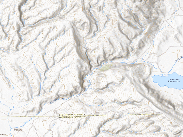USGS topographic map of Renner WHMA Campground