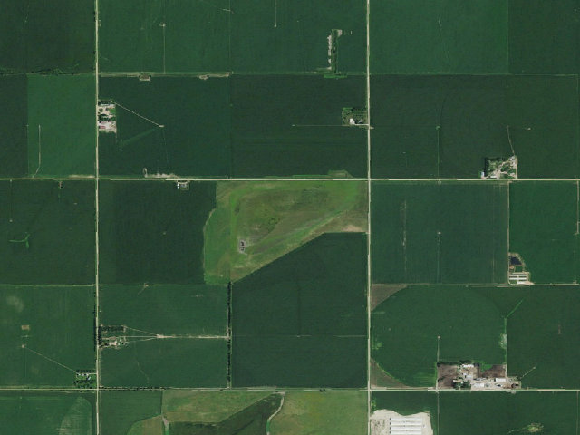 Aerial image of Renquist Basin WMA