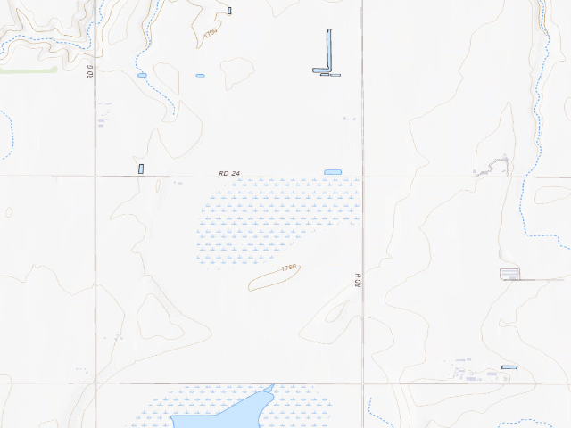 USGS topographic map of Renquist Basin WMA