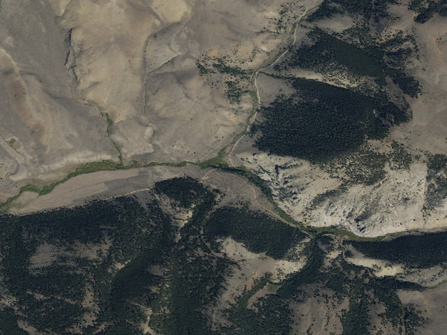 Aerial image of Reservoir Creek Campground