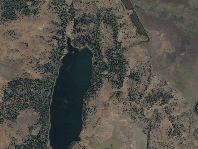 Aerial image of Reservoir F Campground