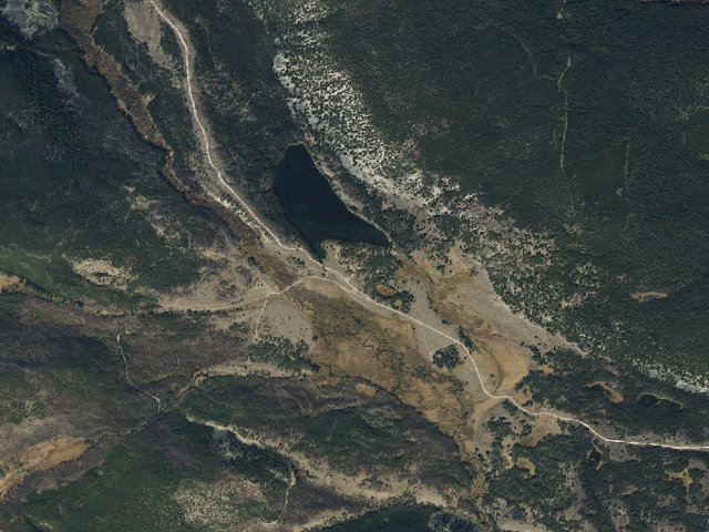 Aerial image of Reservoir Lake Campground