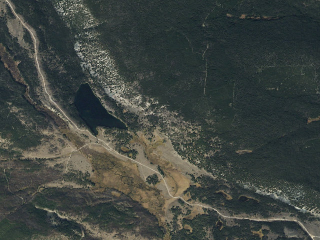 Aerial image of Reservoir Lake Campground