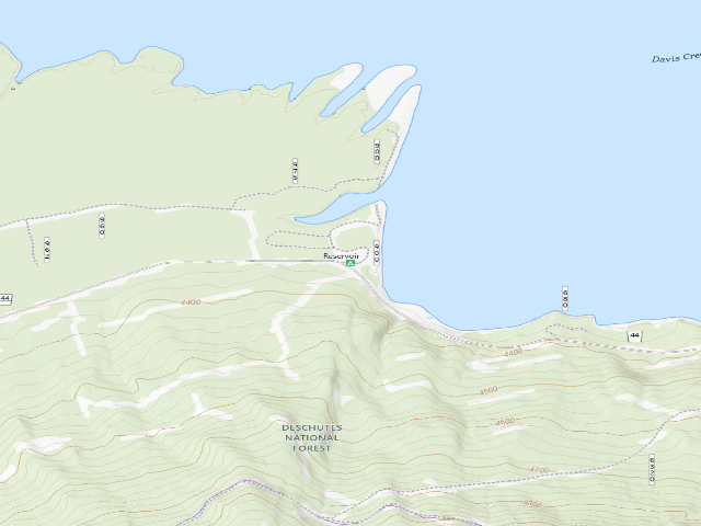 USGS topographic map of Reservoir
