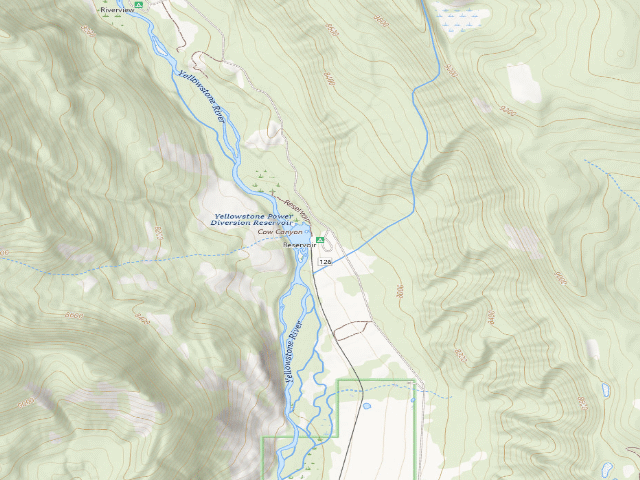 USGS topographic map of Reservoir