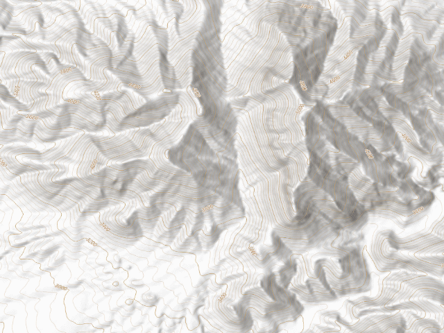 USGS topographic map of Resting Spring Range Wilderness