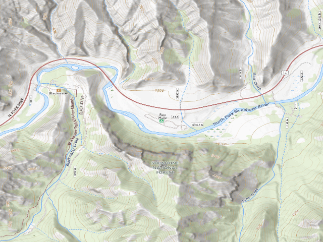 USGS topographic map of Rex Hale