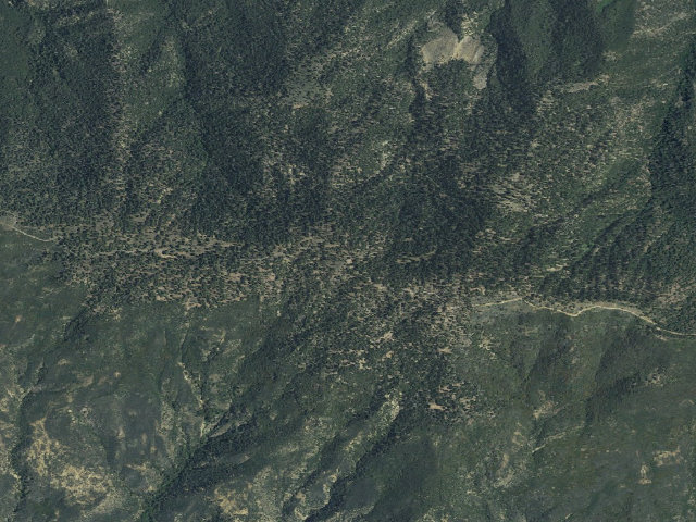 Aerial image of Reyes Peak