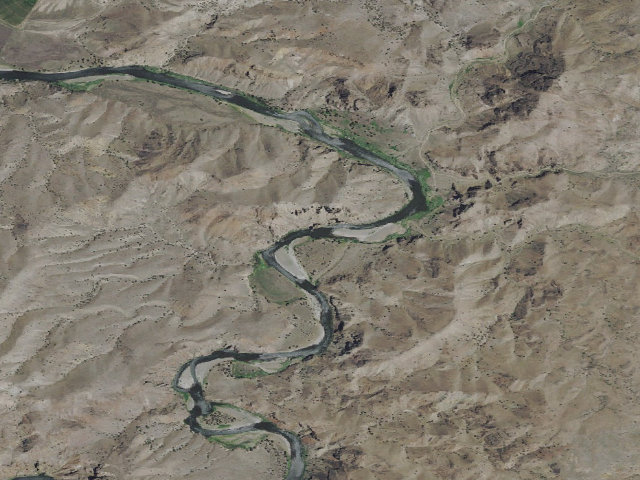 Aerial image of Rhodes Canyon