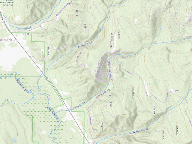 USGS topographic map of Rice Ridge 09