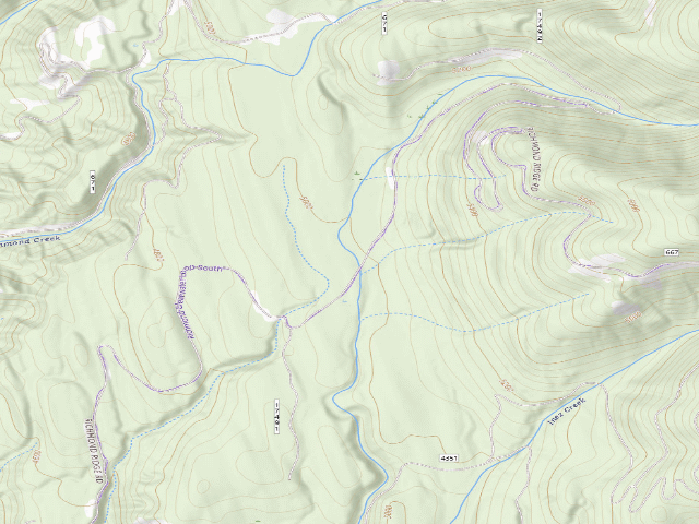 USGS topographic map of Richmond Ridge 03