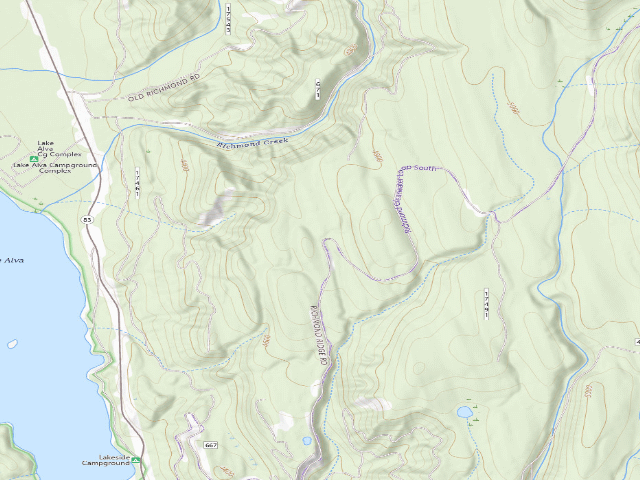 USGS topographic map of Richmond Ridge 04