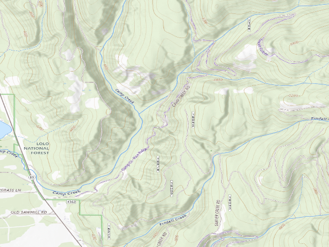 USGS topographic map of Richmond Ridge 08