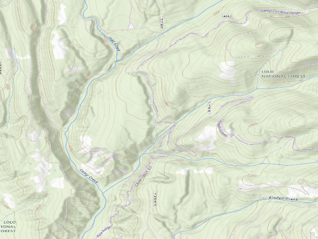 USGS topographic map of Richmond Ridge 09