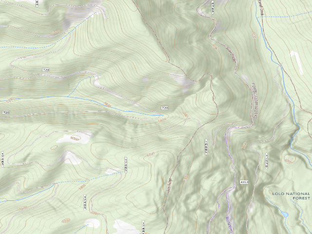 USGS topographic map of Richmond Ridge 10