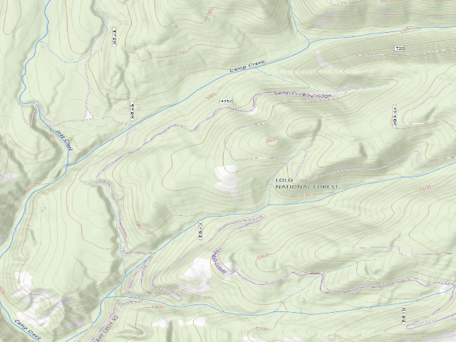 USGS topographic map of Richmond Ridge 13