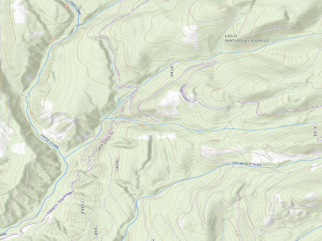 USGS topographic map of Richmond Ridge 14