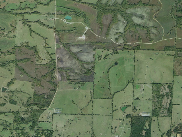 Aerial image of Rick Evans Grandview Prairie Camping Area #2