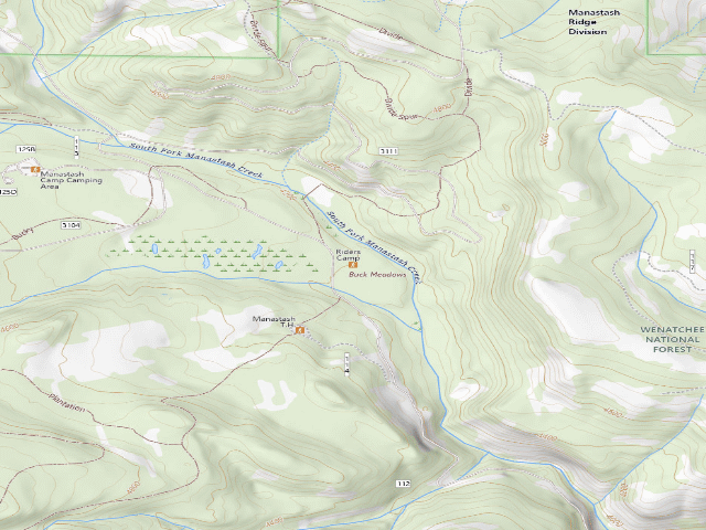 USGS topographic map of Riders Camp