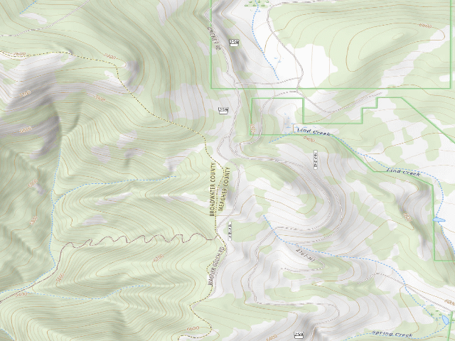 USGS topographic map of Ridge Rd 4161 005