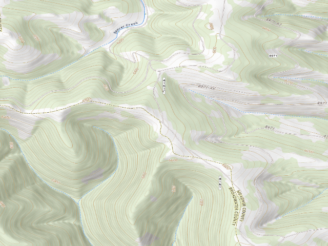 USGS topographic map of Ridge Rd 4161 006
