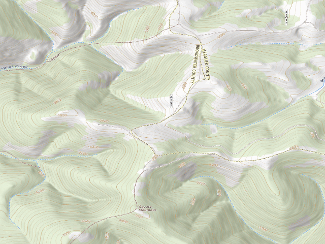 USGS topographic map of Ridge Rd 4161 007