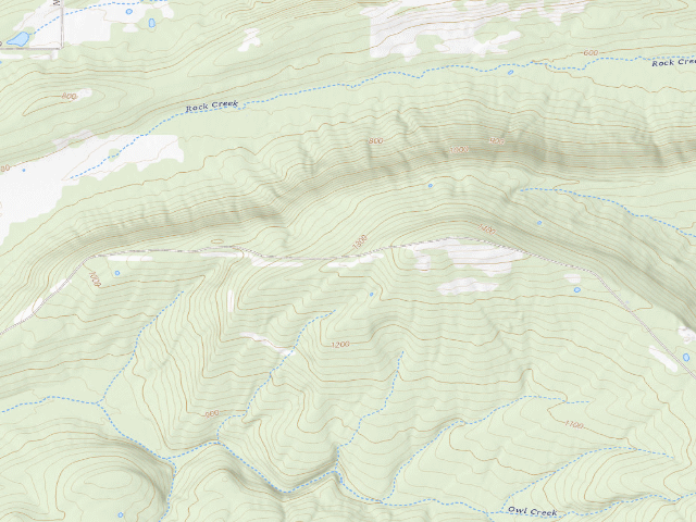 USGS topographic map of Ridgetop (Sans Bois WMA)