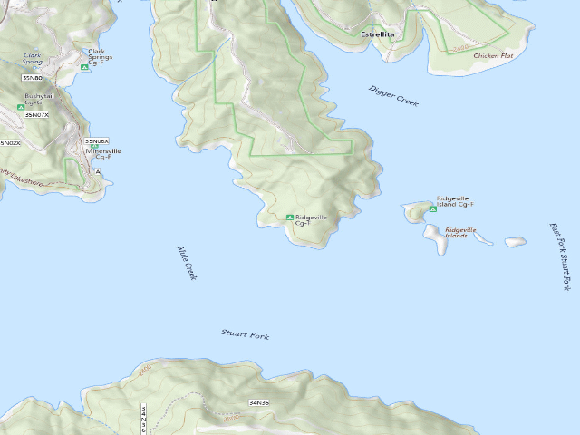 USGS topographic map of Ridgeville Cg-F