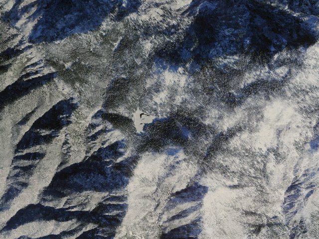 Aerial image of Riggs Flat Campground
