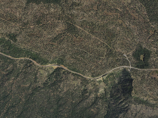 Aerial image of Rim Campground