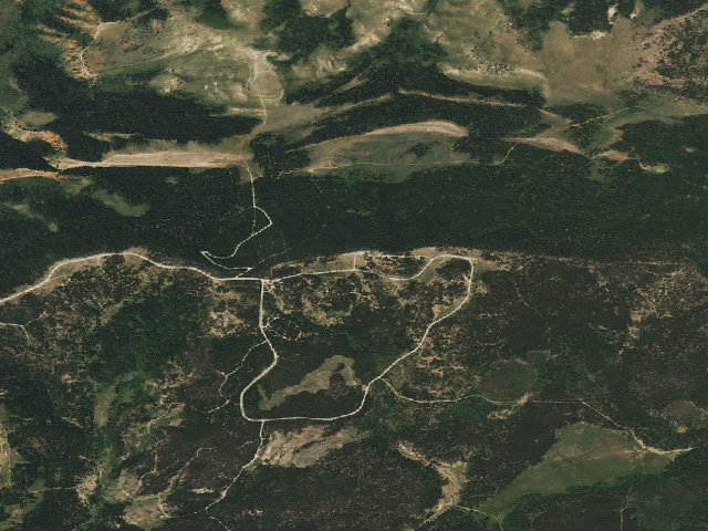 Aerial image of Rim Campground (Muddy Mountain)