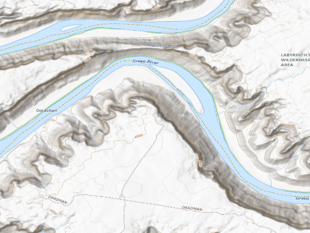 USGS topographic map of Rimside Campsite