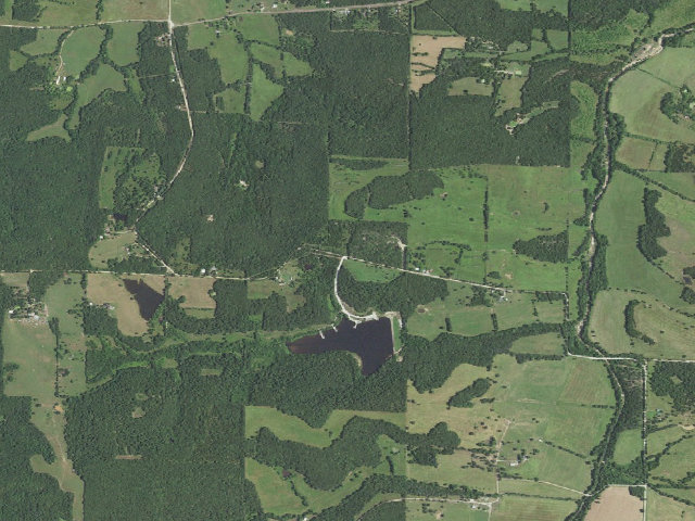 Aerial image of Rinquelin Trail Lake Conservation Area