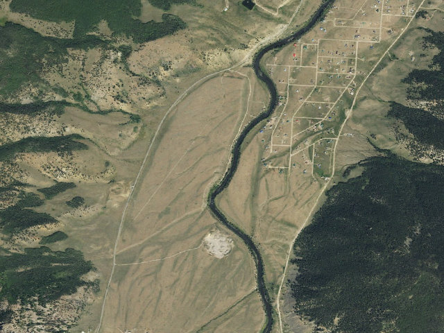 Aerial image of Rio Grande Campground