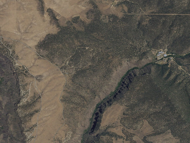 Aerial image of Rio Grande Del Norte National Monument