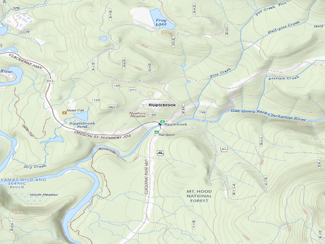 USGS topographic map of Ripplebrook