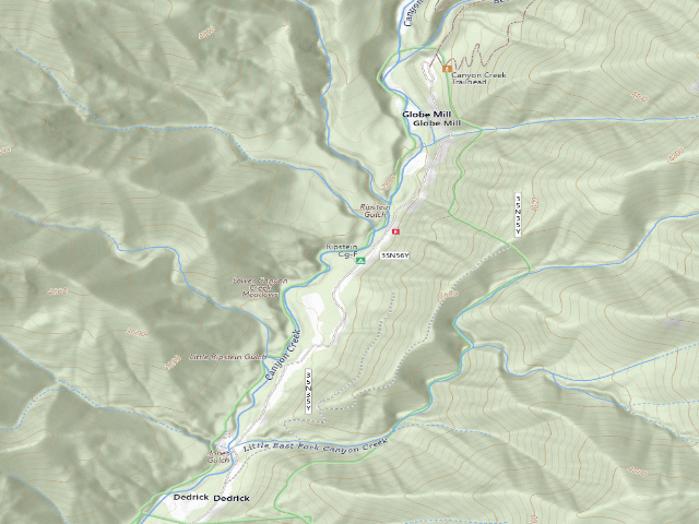 USGS topographic map of Ripstein Campground