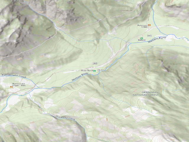 USGS topographic map of River Bend