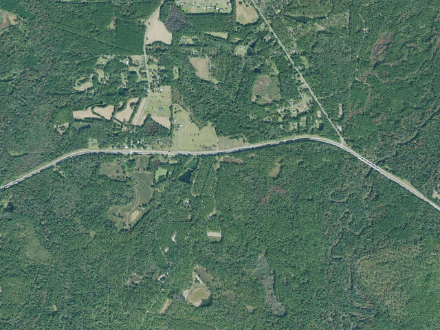 Aerial image of River Creek (Rolf and Alexandra Kauka) WMA Primitive Campground #1