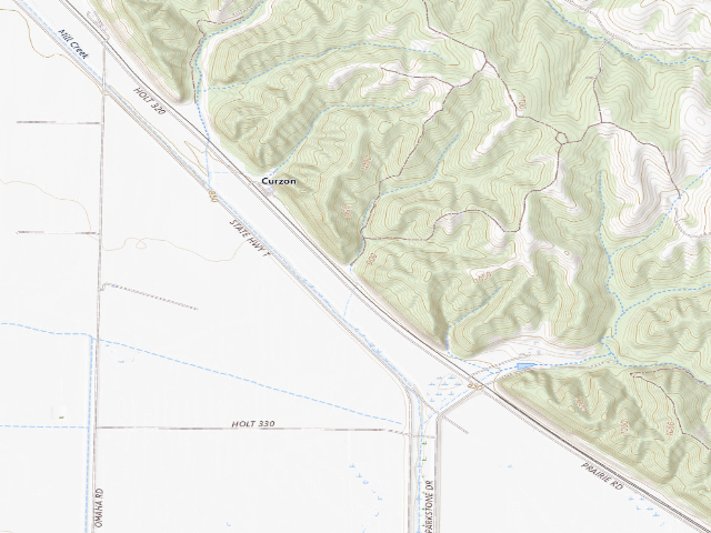 USGS topographic map of Riverbreaks Conservation Area