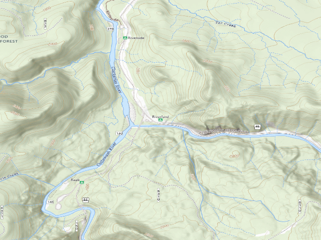 USGS topographic map of Riverford