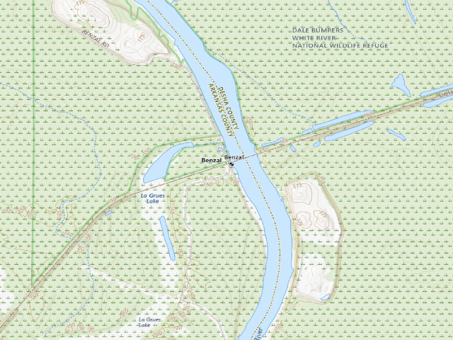 USGS topographic map of Riverside Camping Area #3
