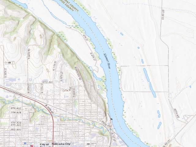 USGS topographic map of Riverview SRA