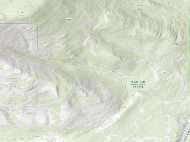 USGS topographic map of Road 10501-1