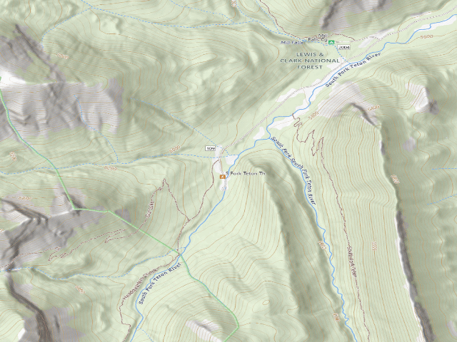USGS topographic map of Road 109-01