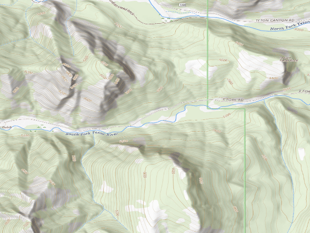 USGS topographic map of Road 109A-03