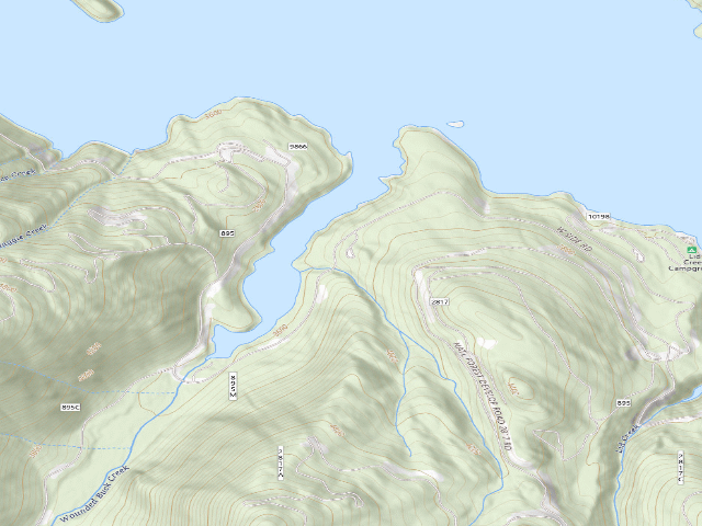 USGS topographic map of Road 11139 Gravel Pit